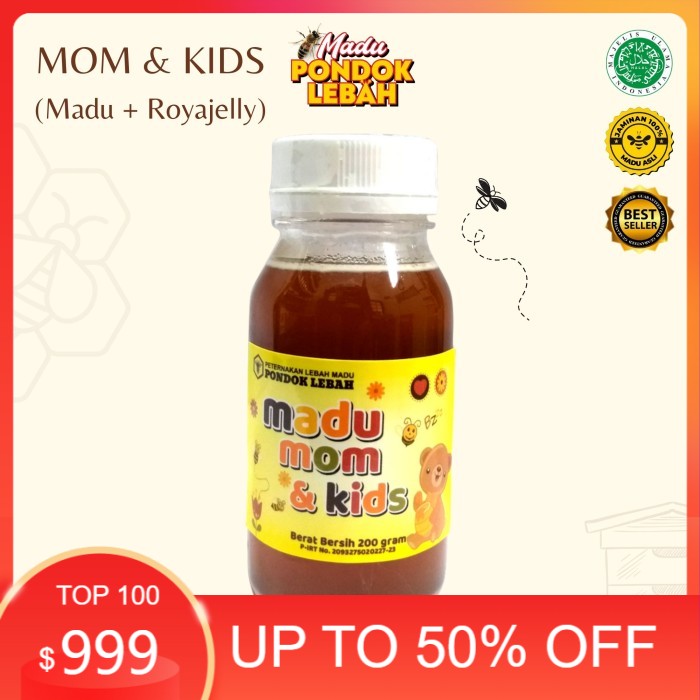 

Madu Mom & Kids 200gr PONDOK LEBAH