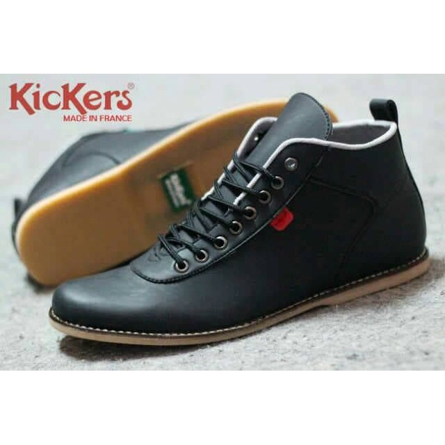 [BAYAR DI RUMAH] !! SEPATU PRIA SEMI FORMAL SEPATU SANTAI MURAH KICKERS BANDIT HITAM-COKLAT