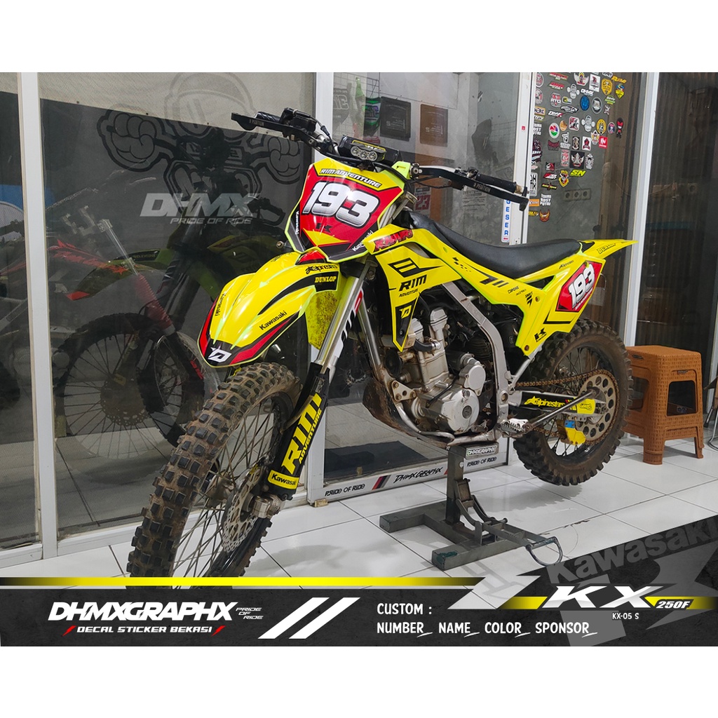 DHMX Decal Sticker KX 250 F / KXF 250 (KX-05 S)
