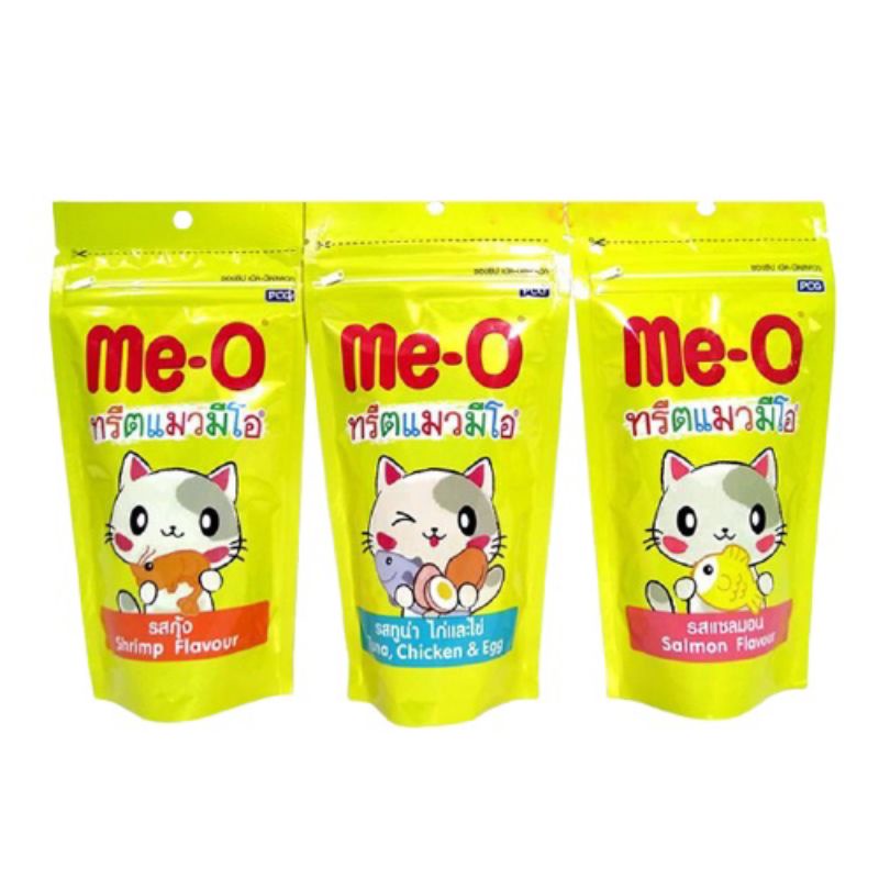 MEO SNACK KERING UNTUK KUCING RASA SALMON FLAVOUR 50GR
