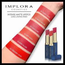 [ 1KG=40Pcs]   LIPSTIK MODEL PUTAR IMPLORA / IMPLORA INTENSE LONGLASTING MATTE FINISH (BPOM)