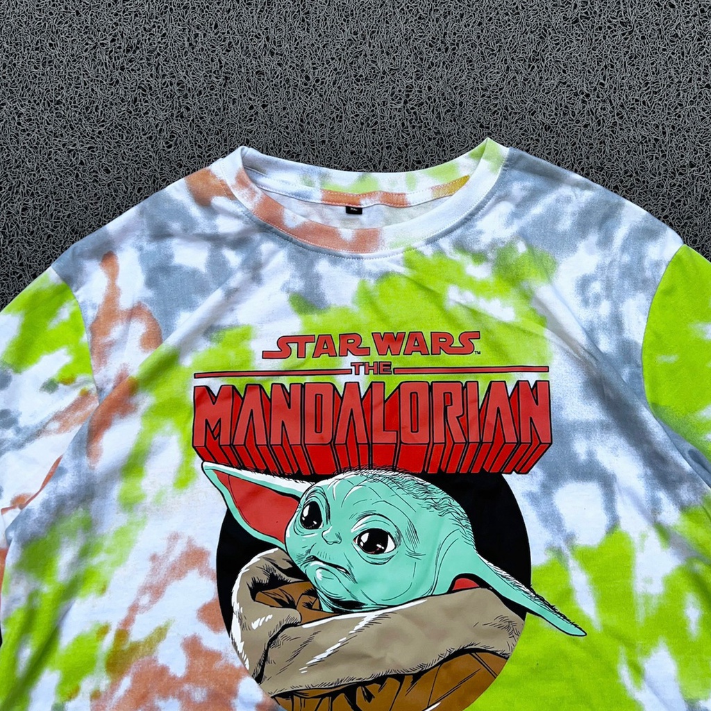 T-Shirt Kaos H&amp;M Mandalorian X Star Wars // Baju Kaos Distro Bandung Murah HNM Starwars.