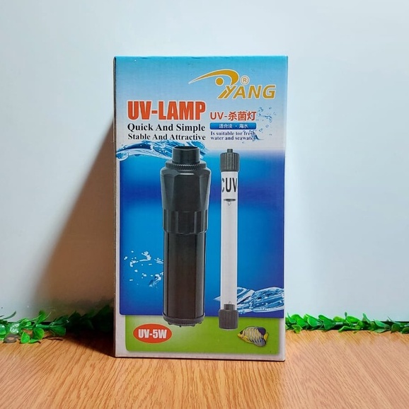 LAMPU UV TABUNG LAMPU UV YANG 5watt LAMPU AQUARIUM 5 Watt CUV 1200