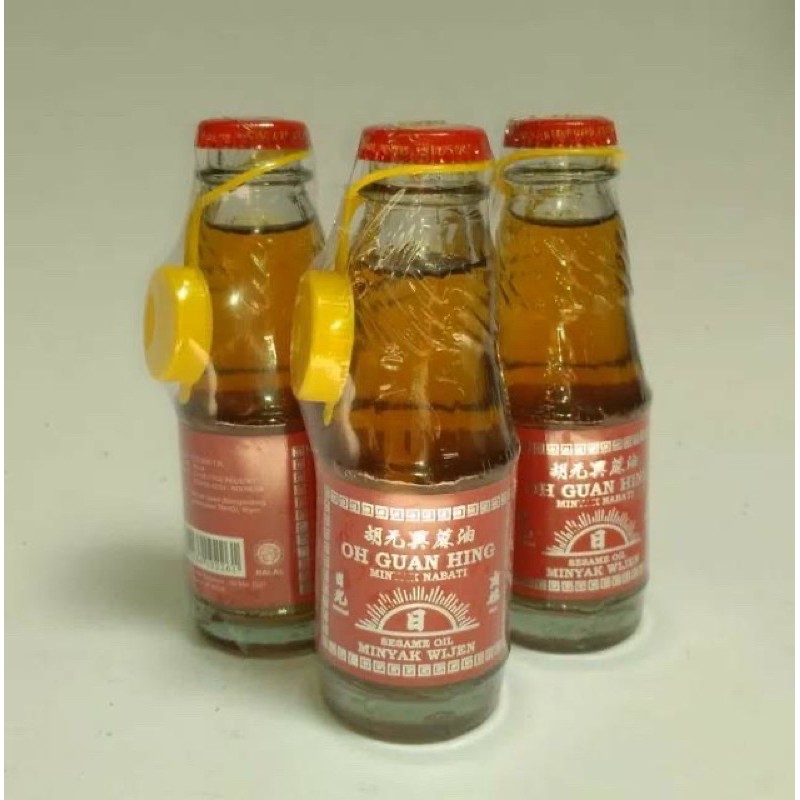 

minyak Wijen Nabati / Sesame Oil Oh Guan Hing Cap Matahari Halal 100ml