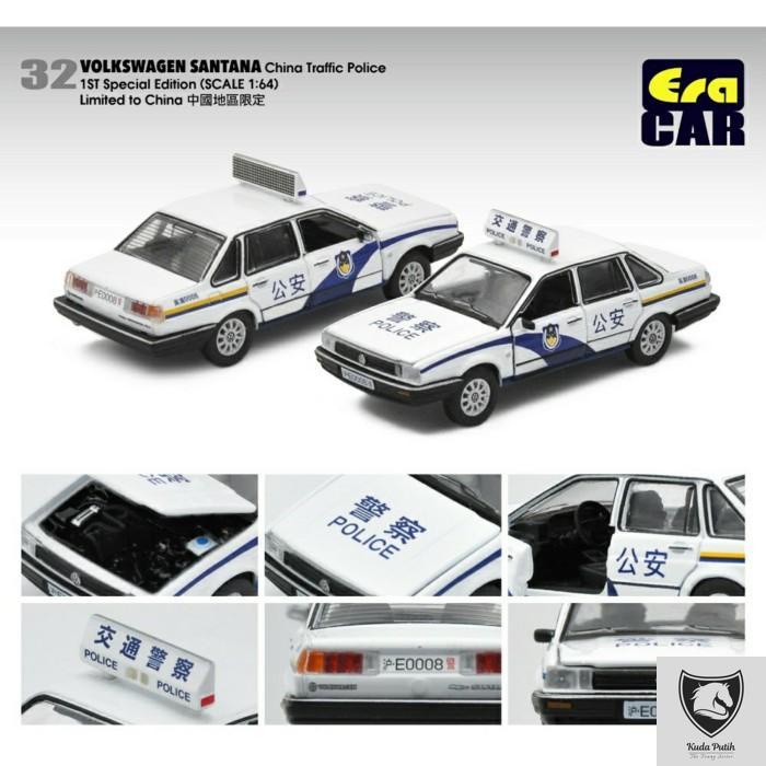 Era Car 1/64 Volkswagen Santana Vw China Traffic Police By Eastern