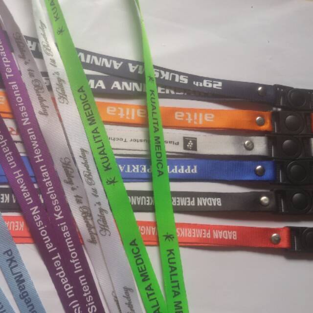 

Tali lanyard id card 1,5 cm sablon