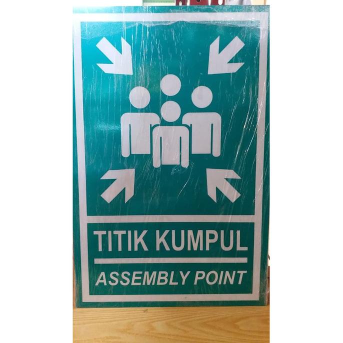 

PLAT RAMBU TITIK KUMPUL 40X60 CM ASSEMBLY POINT 60X40CM ALUMINIUM