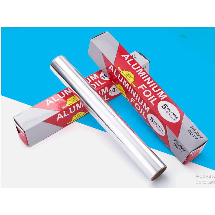 Kertas Aluminium Foil 10 m Peralatan Masak Aluminium Sheet