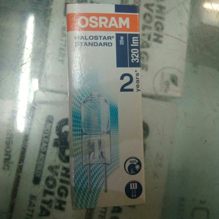 Halogen Kacang Osram Dua Pin 12 Volt 12v 20 Watt 20w 64425S Germany