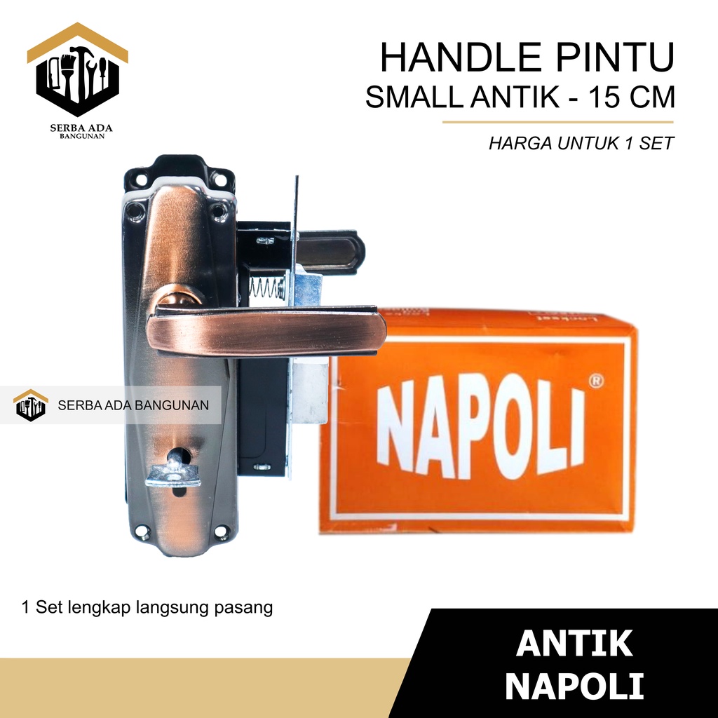 Kunci pintu kecil / handle / pegangan pintu / murah bagus Napoli