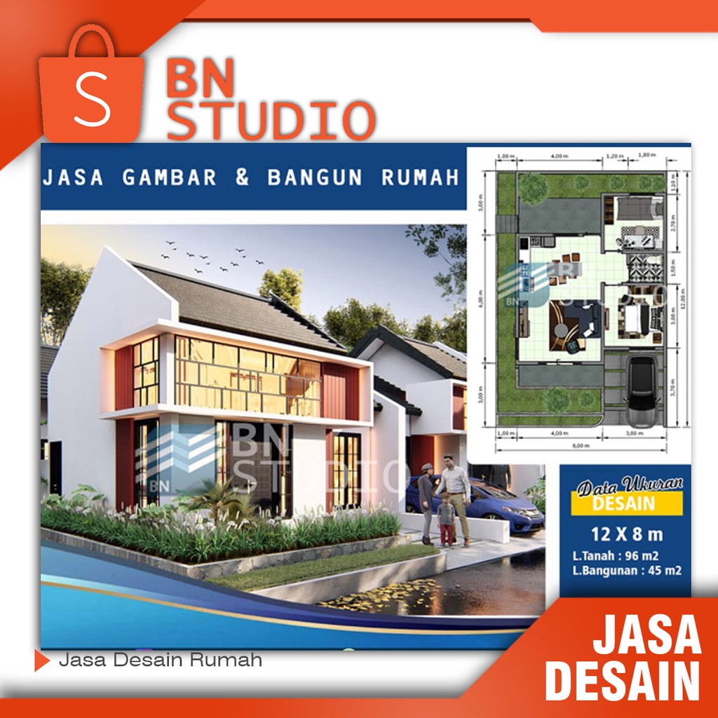 Jual Jasa Desain Rumah Berkualitas Indonesia Shopee Indonesia