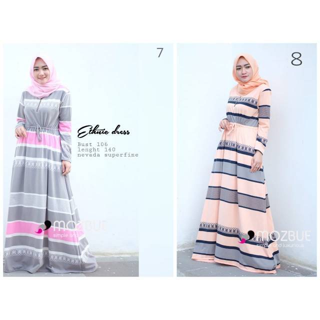 Gamis Etnica Dress Original Mozbue