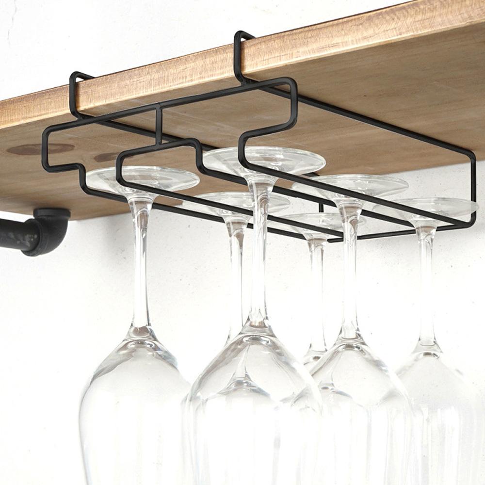 Quinton Rak Gelas Wine Dapur Tahan Lama Bar Goblet Organizer Cabinet Cup Hanger