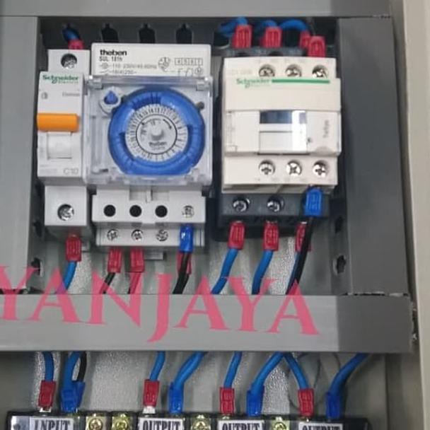 vcb panel otomatis lampu timer 24jam/panel otomatis timer 24jam  Kualitas Premium Best Product.