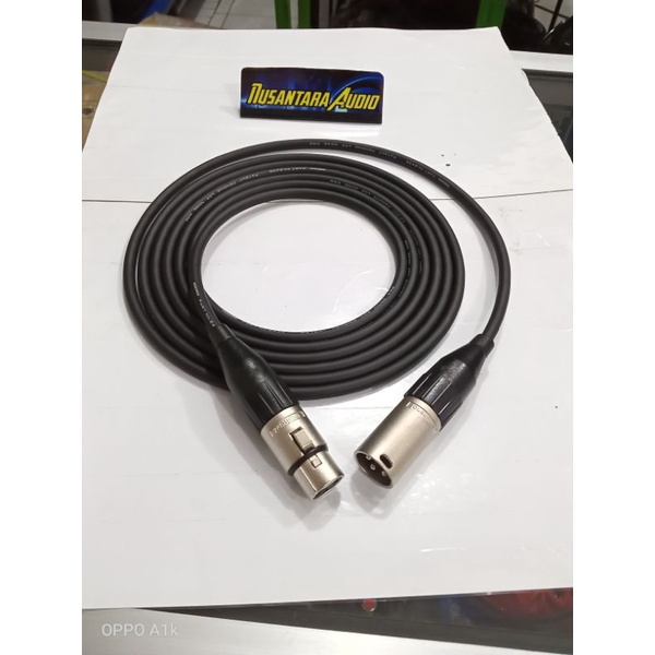 Kabel microphone 15 meter mogami 2435 amphenol