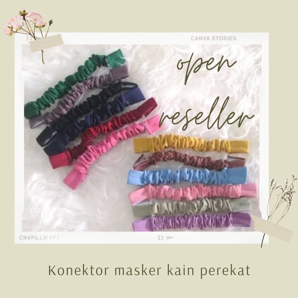 Konektor Masker Kain Perekat