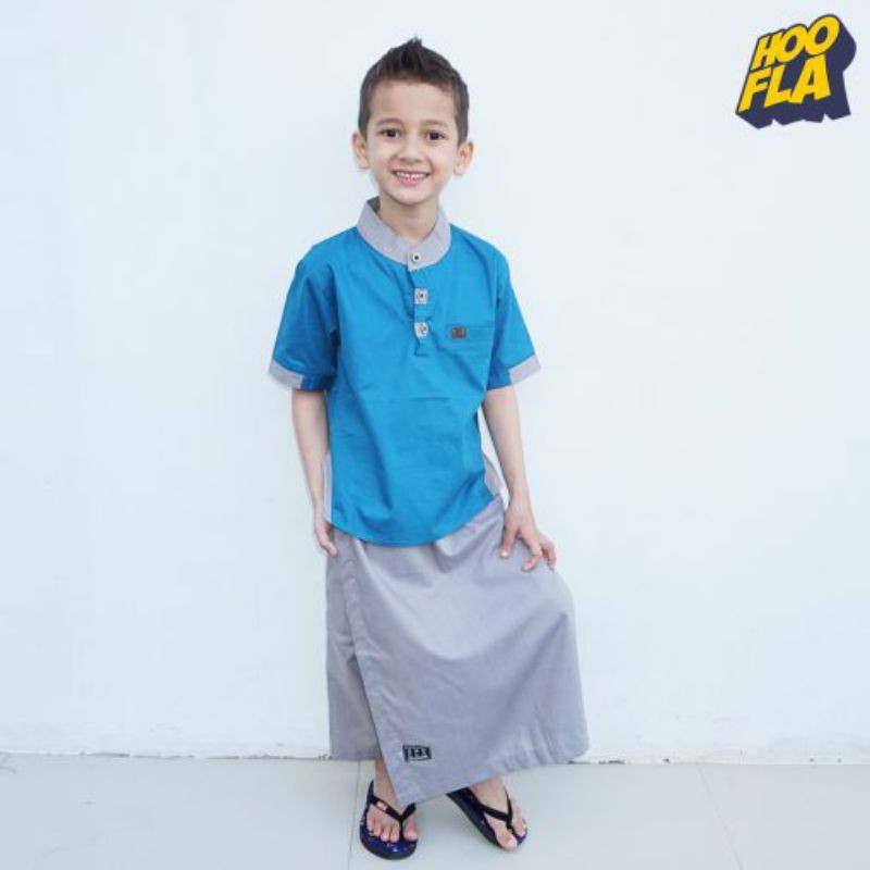 set koko sarung celana anak Hoofla