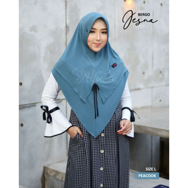 Alfasa Hijab Bergo Jesna Jilbab Instan Jersey Serena
