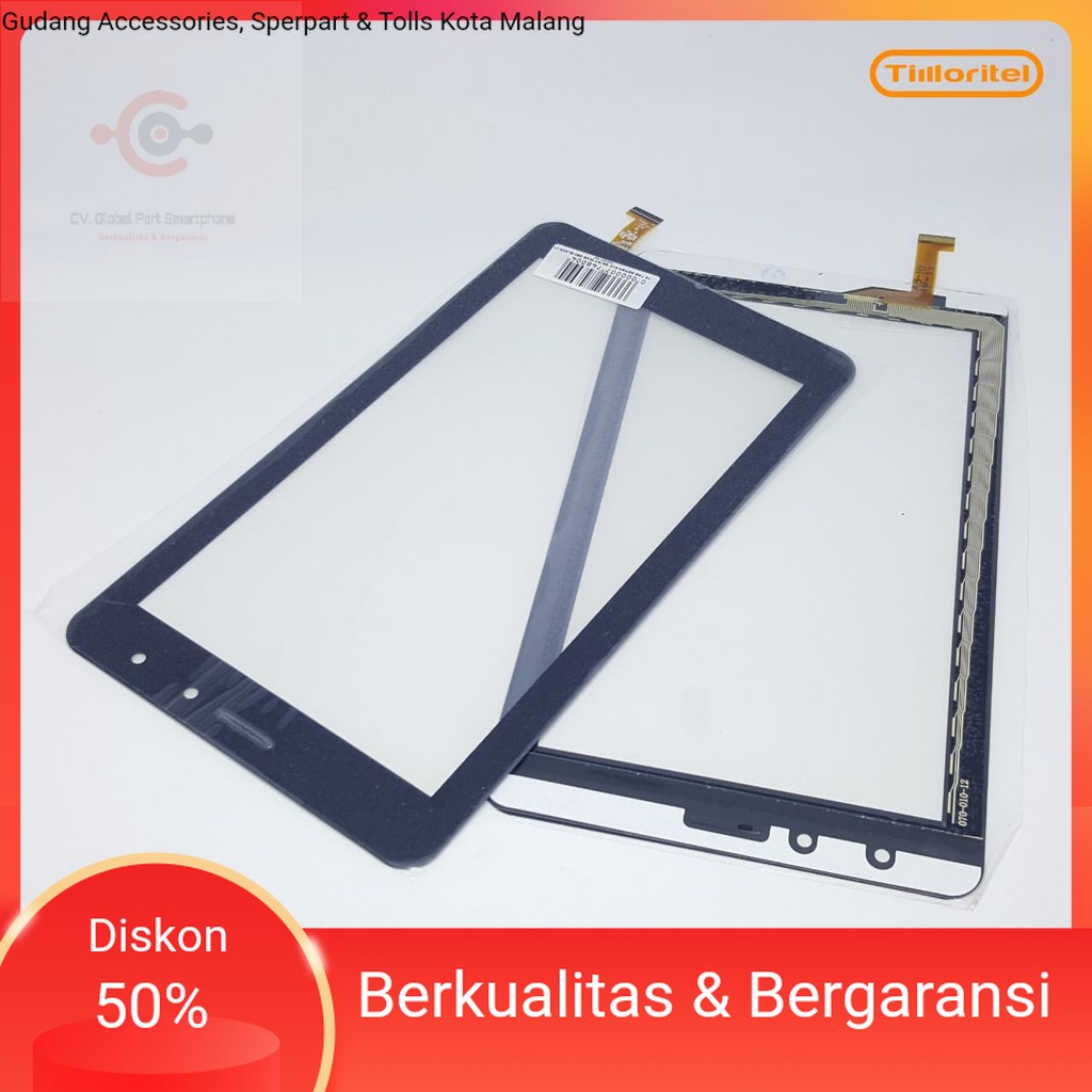 TOUCHCREEN TAB ADVAN E1C 3G BLACK/WHITE