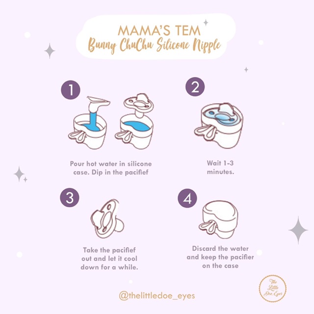 [READY] Mama’s Tem Bunny ChuChu Silicone Nipple (teether + tali)