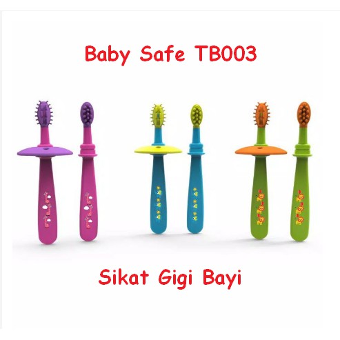 Baby Safe Gum Massage Tooth Brush Sikat Gigi Bayi TB003