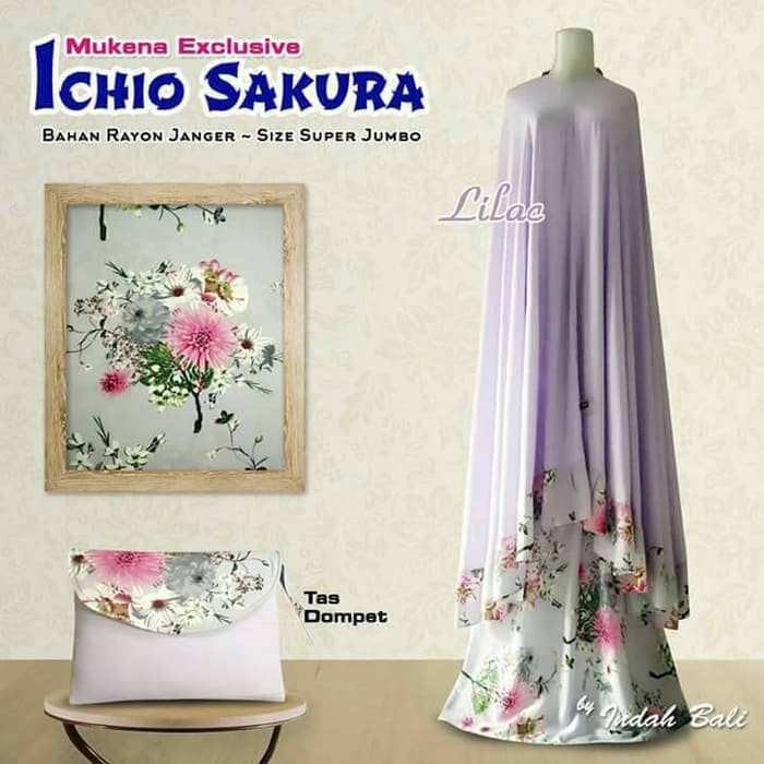 Termurah !!! Azurra Shop Mukena Sakura Ichio Premium Mekenah Dewasa Fashion Muslim Murah