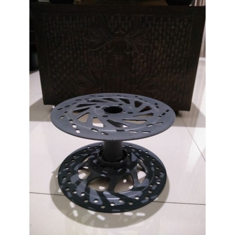 trimer meja putar bonsai dobel cakram laker mobil