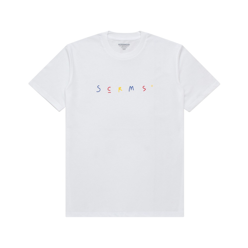 Screamous T-Shirt FFFFRIENDS WHITE / Kaos Distro Pria Wanita DTF