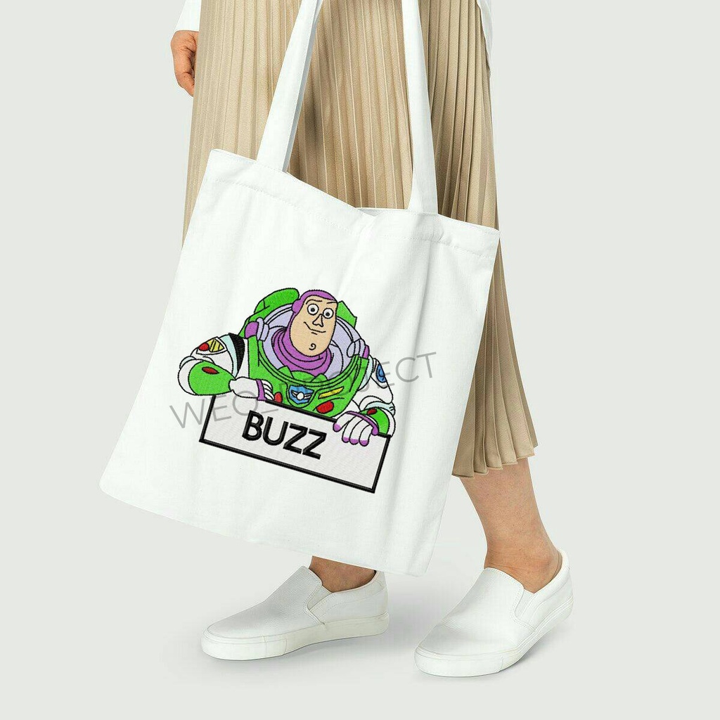 TOTE BAG KANVAS / TOTE BAG WANITA / TOTE BAG TOY STORY PART 2