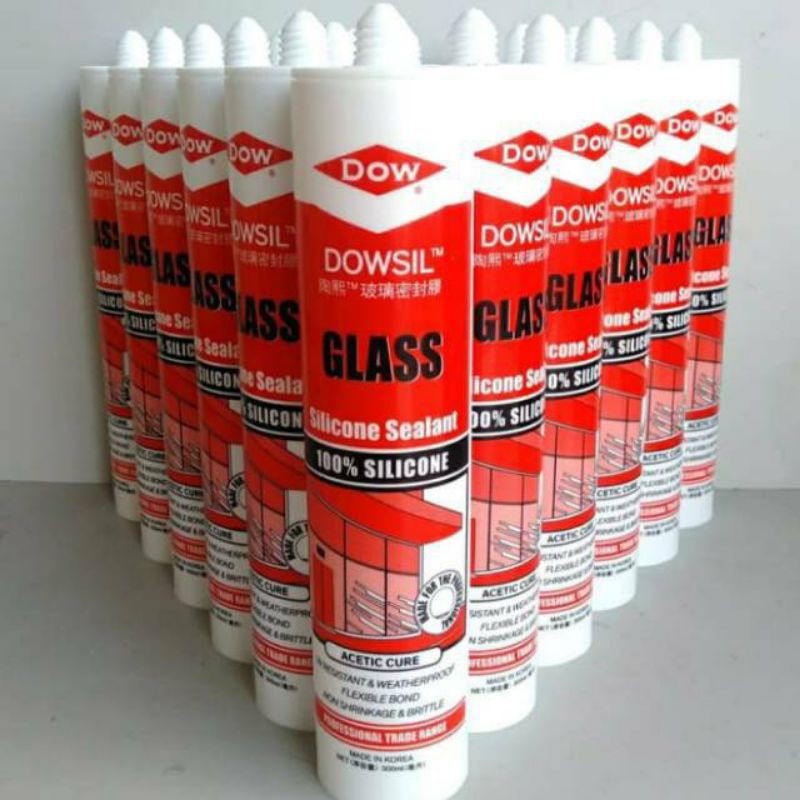

Dowsil dow corning glass asam lem kaca silicone sealant lem aquarium