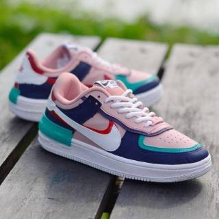 SEPATU NIKE WANITA NIKE REACT AIR FORCE ONE SHADOW LOW