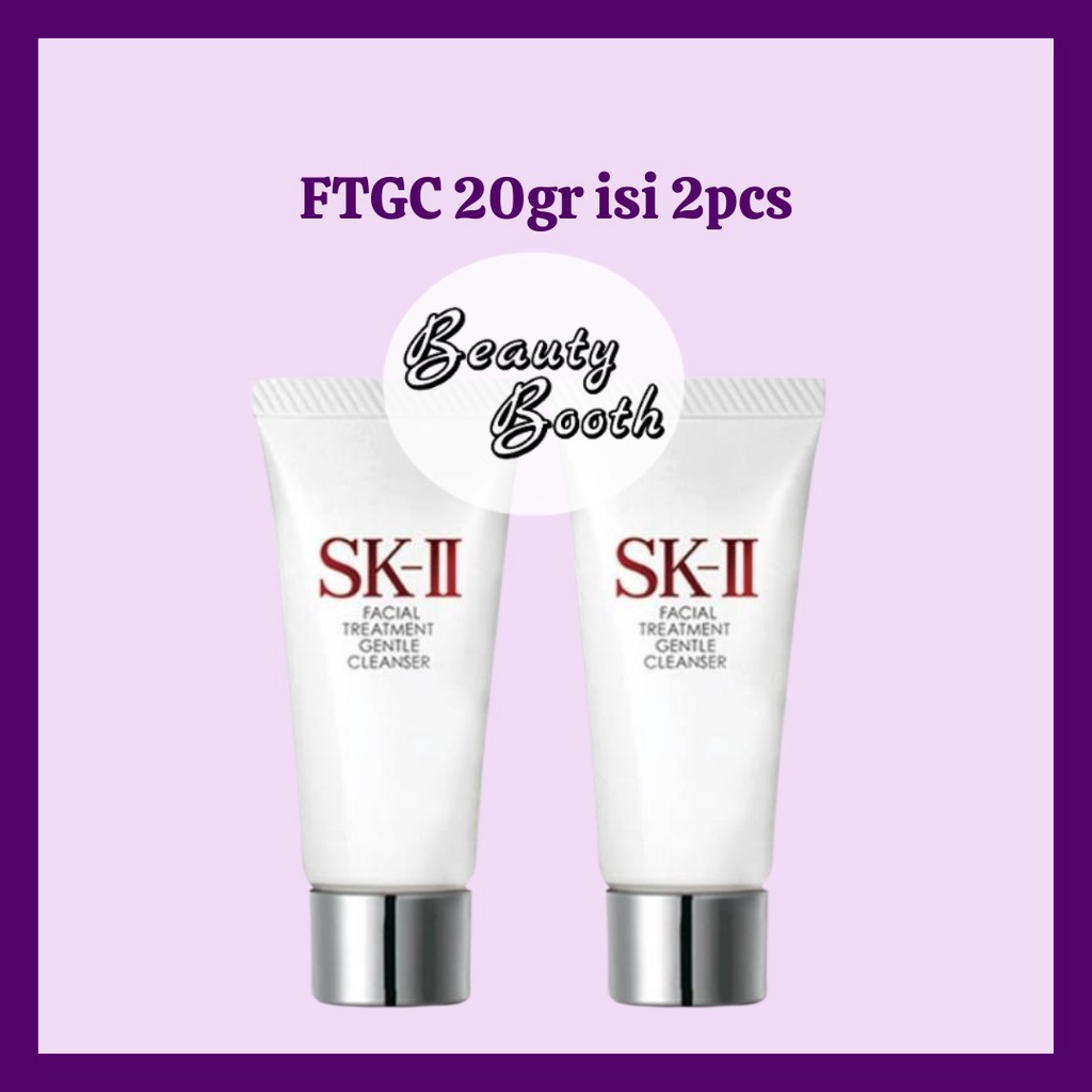 SK-II SKII SK2 Facial Treatment Gentle Cleanser 20gr x2pcs (DAPAT 2PC) | SKII FTGC 20gr