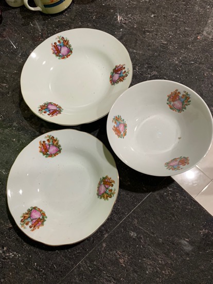 Mangkok Bakso Rrt / Skm  Motif Nyonya / Mangkok Bakso 4,75 
