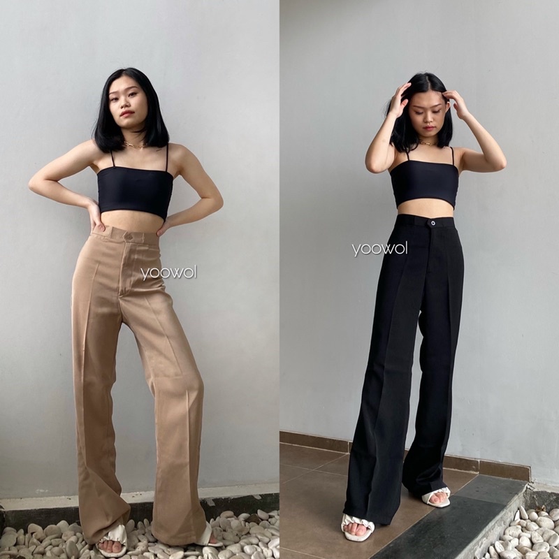 [LAST STOCK] Giselle Flare Pants / Celana Cutbray Wanita