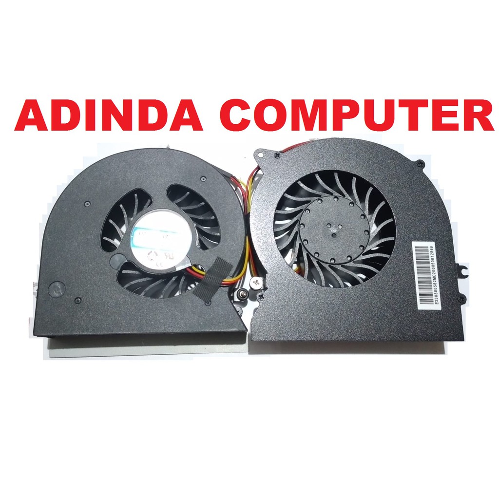 Fan Kipas Cooling MSI GT72 2QD GT72 2QD-205AU GT72 6QD MS-1781 MS-1782 PABD19735BM 3 PIN