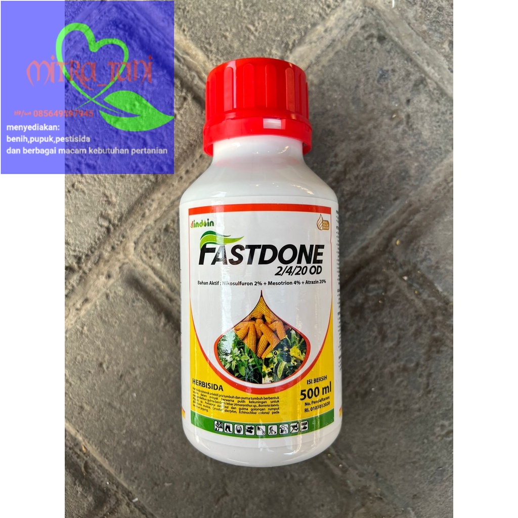 Herbisida sistemik selektif jagung FASTDONE 2/4/20 OD isi 500ml dari INDOIN