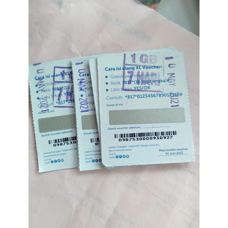 Voucher XL 1 GB 7 Hari