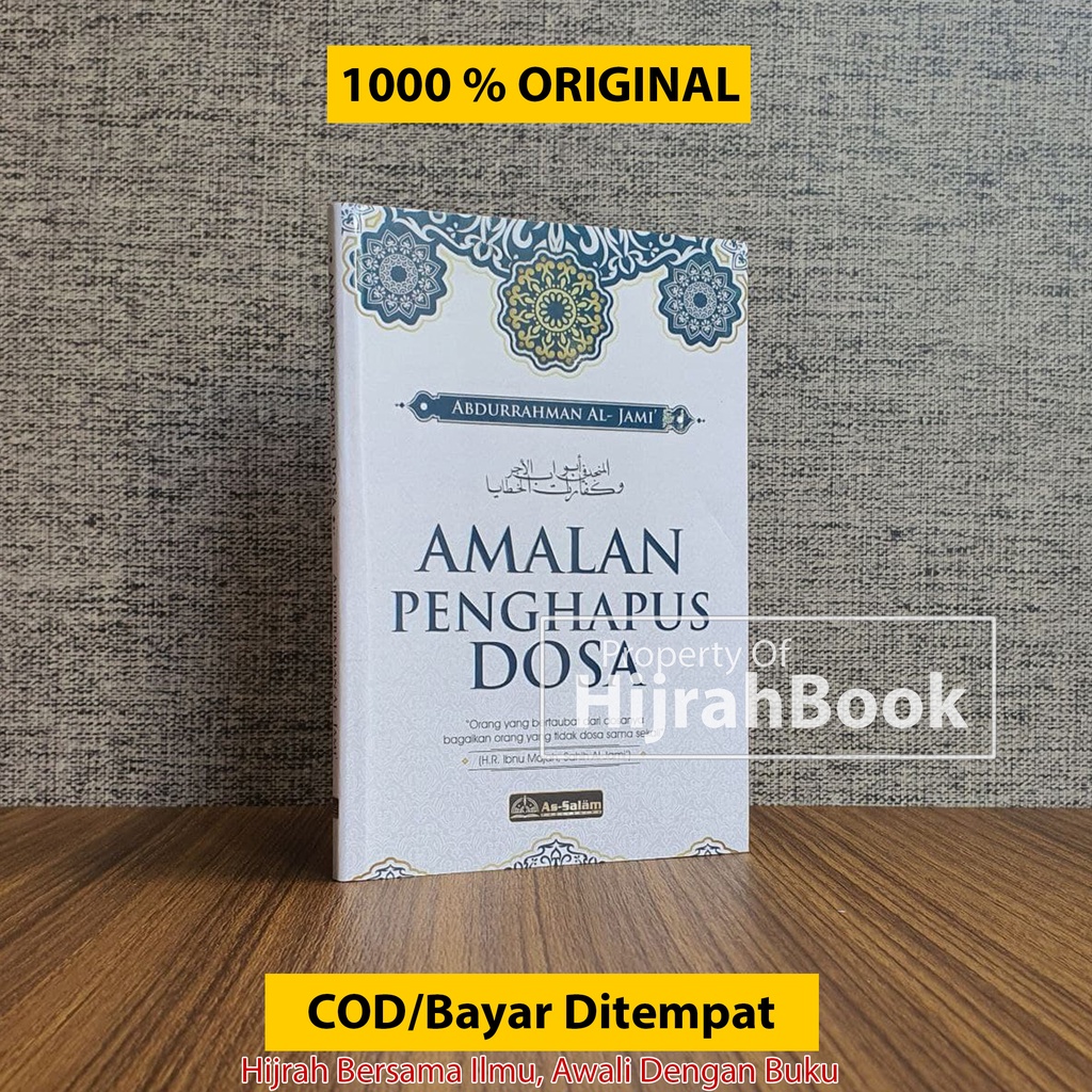 COD Bayar di Tempat Buku Islami Amalan Penghapus Dosa Abdurrahman Al-Jami SoftCover Penerbit As-Sala