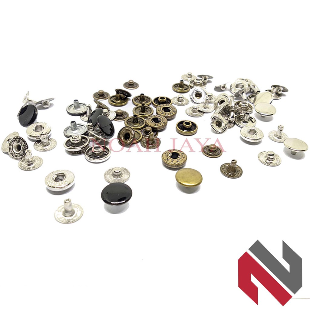 KANCING CETET SNAP JEPRET BESI 10 MM PER 50 SET V 230