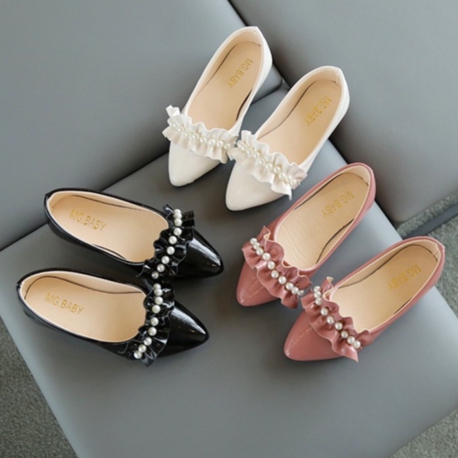 CG SH8-Sepatu Anak Perempuan Flat Shoes Triangle Rome