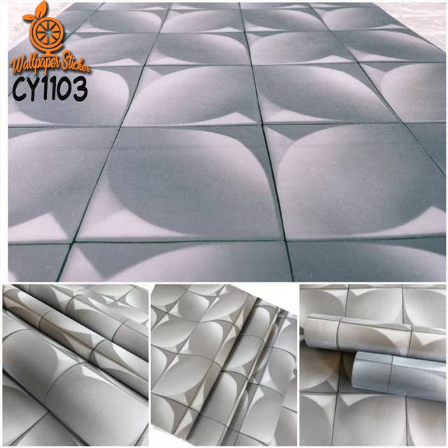 Wallpaper Kotak Abu #Orange CY1103