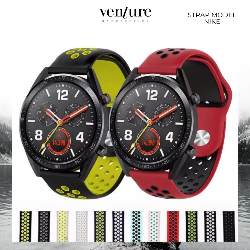 TALI JAM STRAP HUAWEI GT GT 2 46MM MODEL NIKE RUBBER BAND KARET