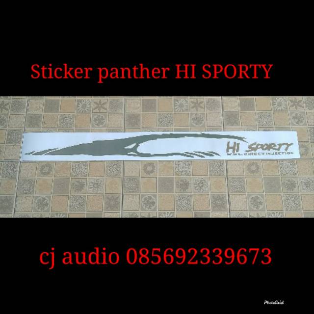 Sticker stiker Mobil panther HI-sporty