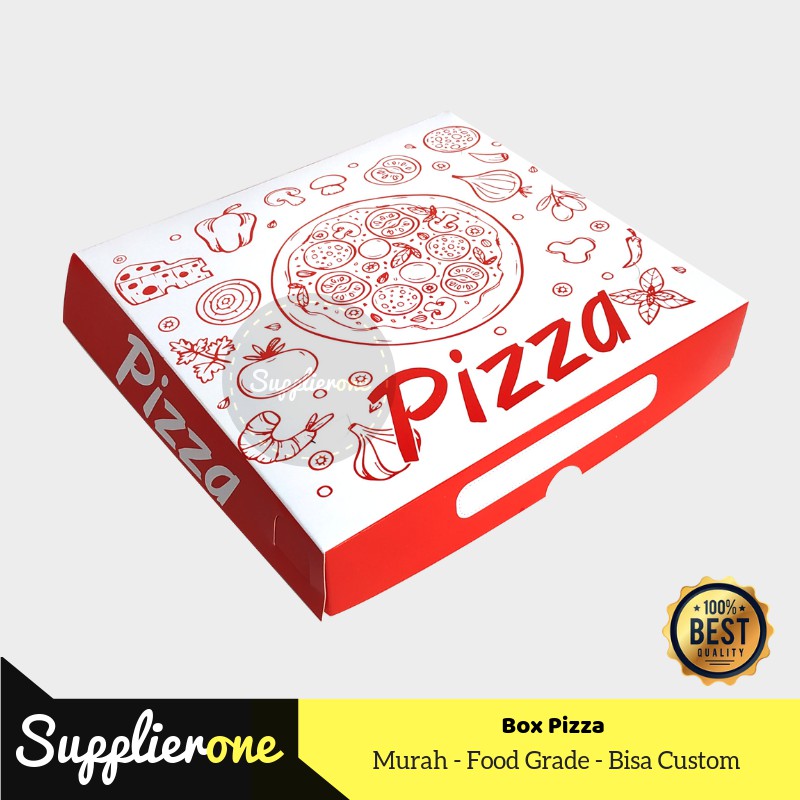 Jual Box Pizza Ivory Food Grade, Kemasan Pizza, Tempat Pizza, Custom