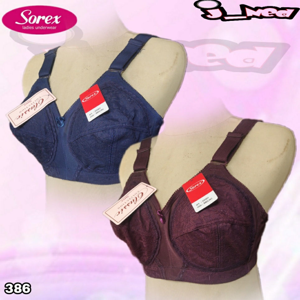 J386 - BRA  WANITA CLASSIC SOREX CUP C SIZE 36C - 46C