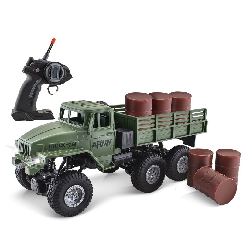 RC Military Truck Remote Control Kontrol Mobil Mobilan Remot Scale 1:16