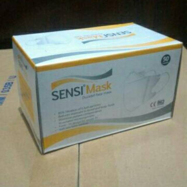 Sensi Mask Duckbill / masker mulut / masker debu / masker karet