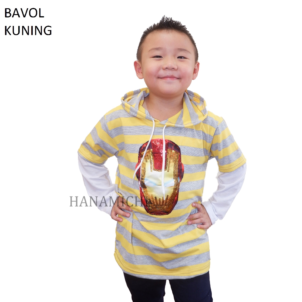 Hanamichi BAVOL Hoodie Anak Lengan Panjang