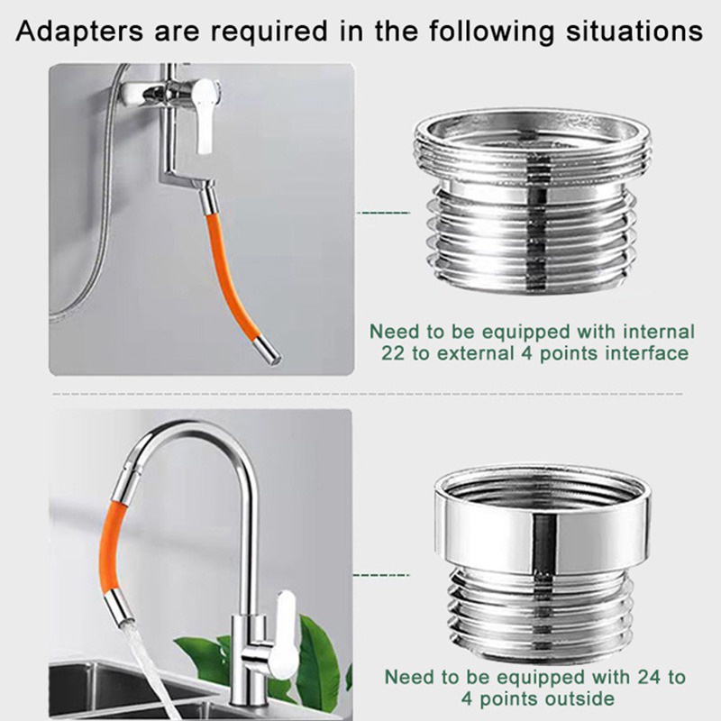 360 Derajat Universal° Extender Keran Air Model Putar Hemat Air Anti Percikan