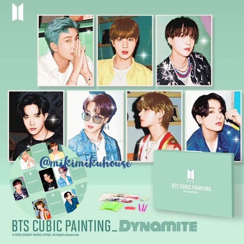 BTS DIY CUBIC PAINTING VER 4 DYNAMITE 1 2 3 OFFICIAL BT21 TINYTAN PUZZLE JIGSAW MERCHANDISE KOREA